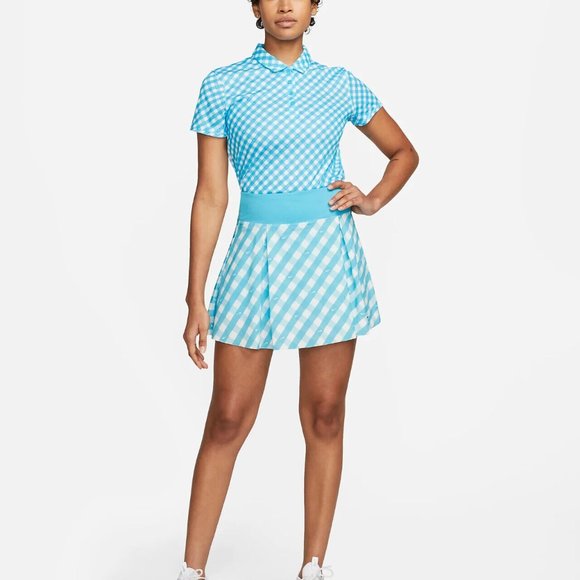 NWT $80 NIKE Women XL Dri-FIT Club Printed Swoosh LOGO Tennis Skirt Skort Shorts - Picture 7 of 11